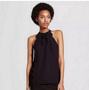 Nwot Victoria Beckham black dress tank 3x